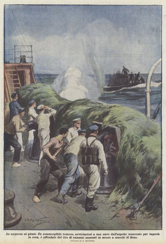 Die Überraschungen Für Die Piraten von Achille Beltrame