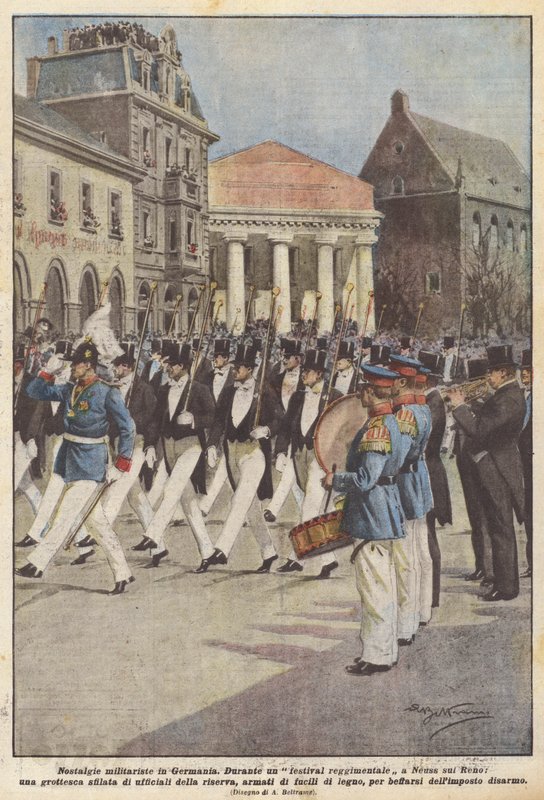 Militaristische Nostalgie in Deutschland von Achille Beltrame