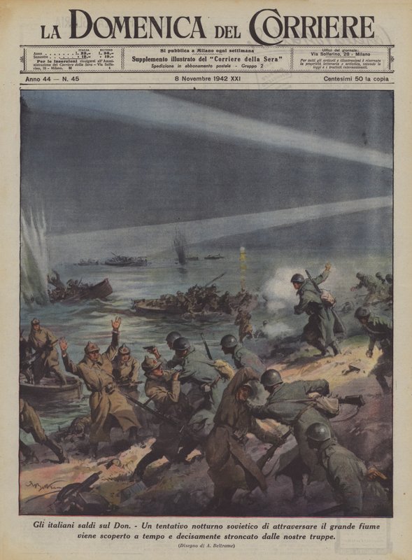 Die Italiener am Don von Achille Beltrame