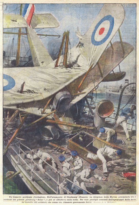 Ein bizarrer Flugunfall von Achille Beltrame