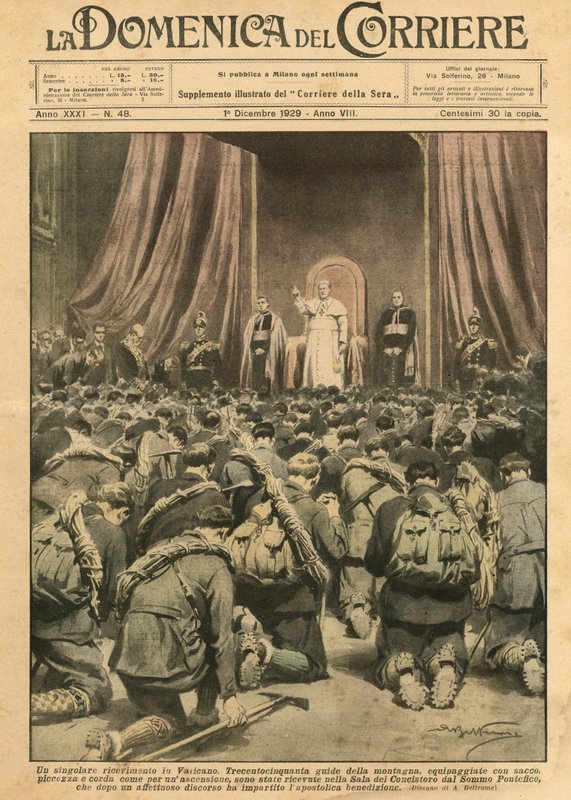 Ein ungewöhnlicher Empfang im Vatikan von Achille Beltrame