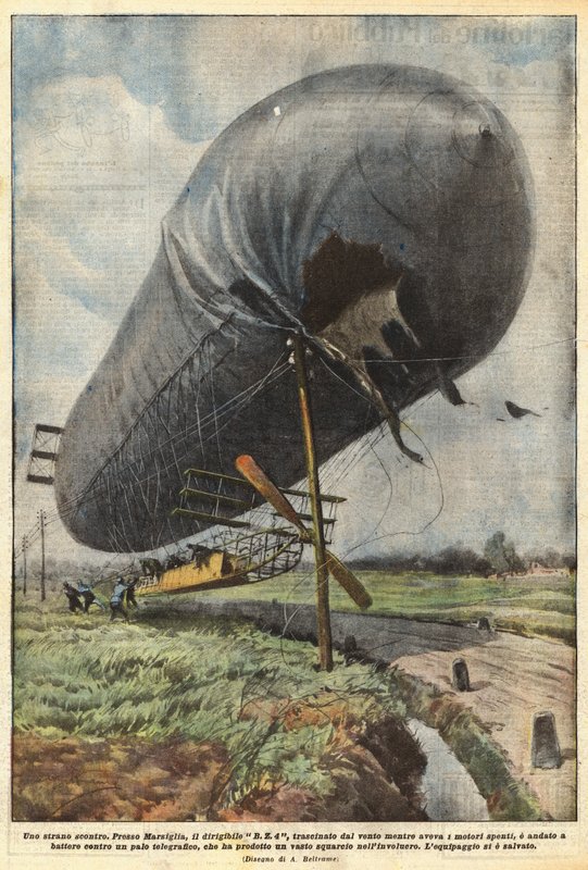Ein seltsamer Zusammenstoß von Achille Beltrame