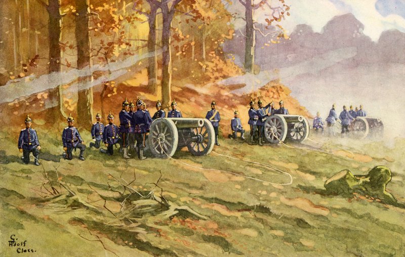 Schwere Artillerie der deutschen Armee von Adolf Closs