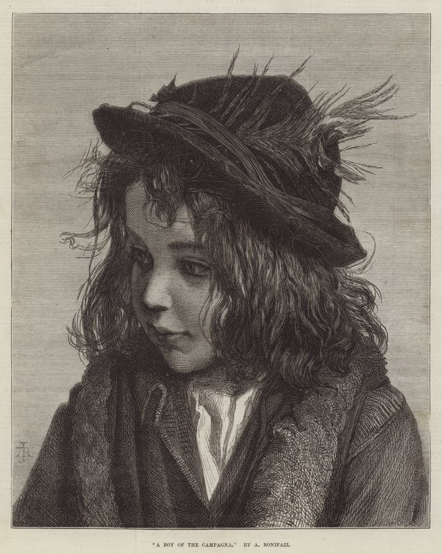 Ein Junge aus der Campagna von Adriano Bonifazi