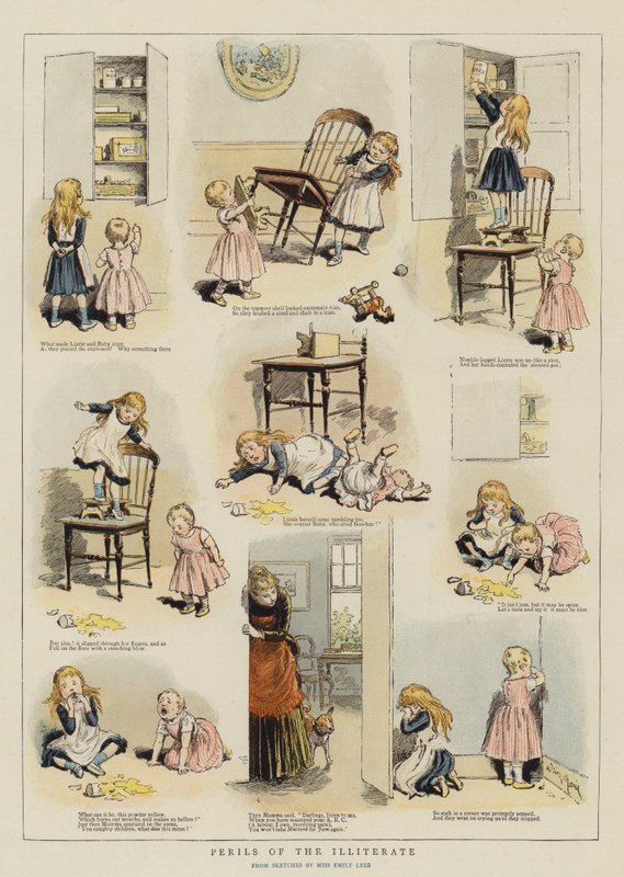 Gefahren der Analphabeten von Adrien Emmanuel Marie