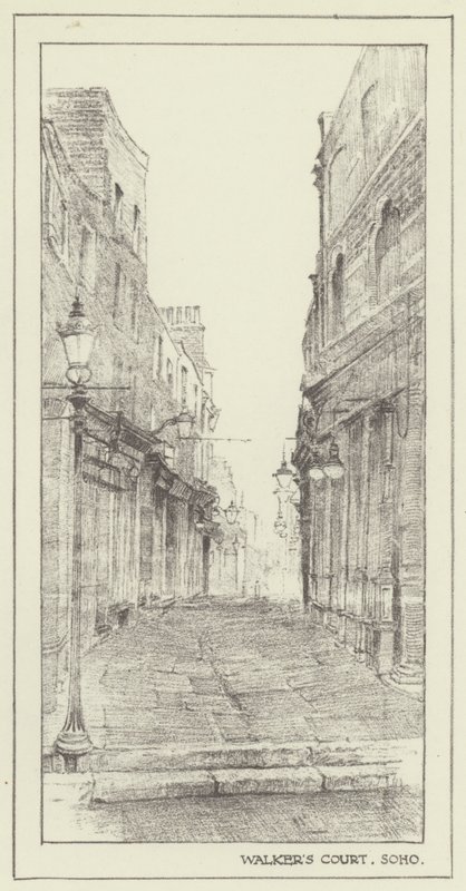 Walkers Court, Soho von Alan Stapleton