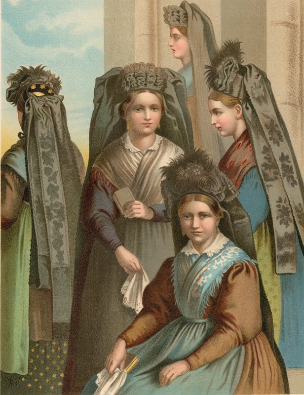 Deutsches Kostüm, Thüringen von Albert Kretschmer
