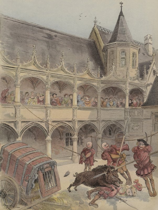 Das Wildschwein von Amboise von Albert Robida
