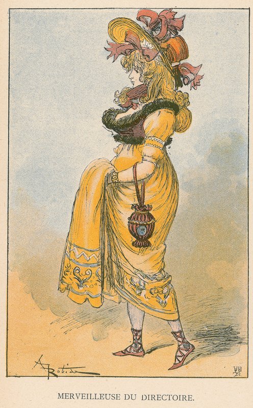 Merveilleuse des Direktoriums von Albert Robida