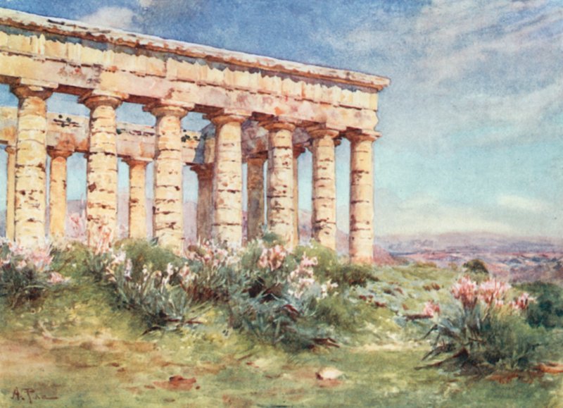 Tempel von Segesta von Alberto Pisa