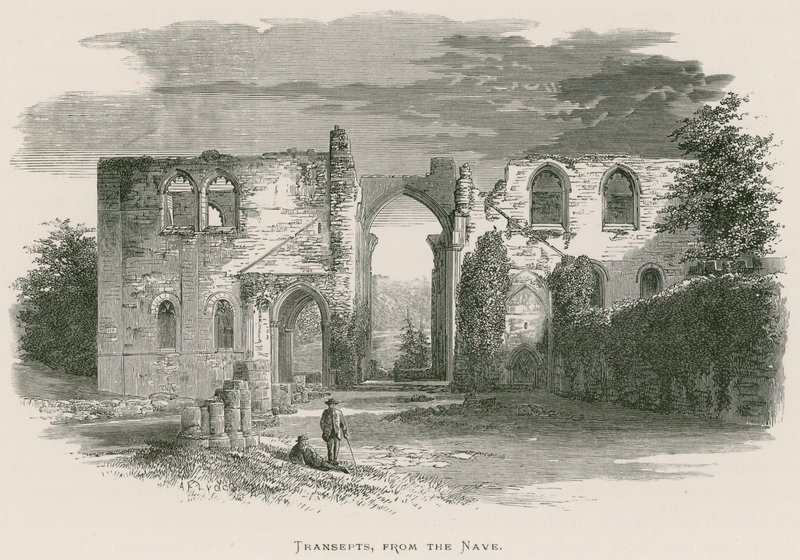 Furness Abbey, Querschiffe, vom Kirchenschiff aus von Alexander Francis Lydon