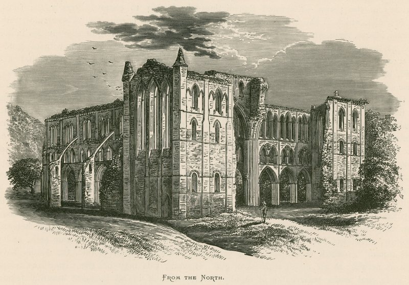 Rievaulx Abbey, von Norden von Alexander Francis Lydon