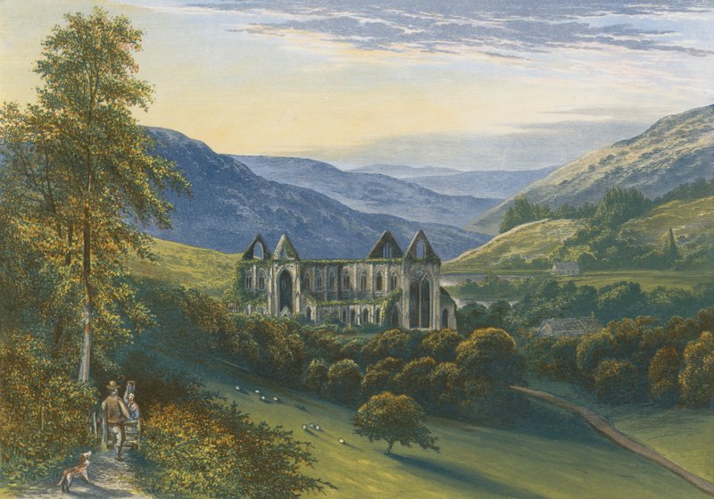 Tintern Abbey von Alexander Francis Lydon