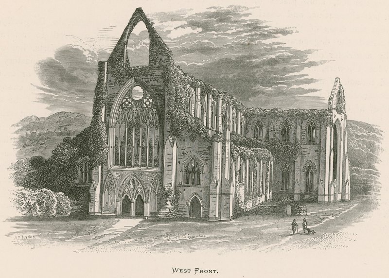 Tintern Abbey, Westfront von Alexander Francis Lydon