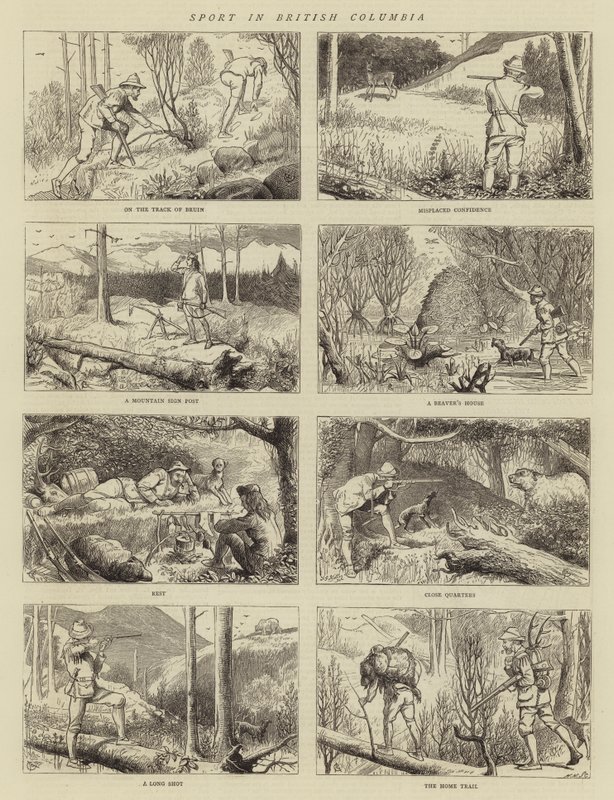 Sport in British Columbia von Alfred Chantrey Corbould