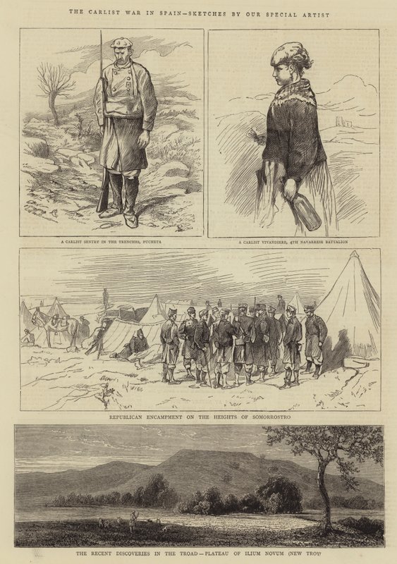 Der Karlistenkrieg in Spanien von Alfred Chantrey Corbould