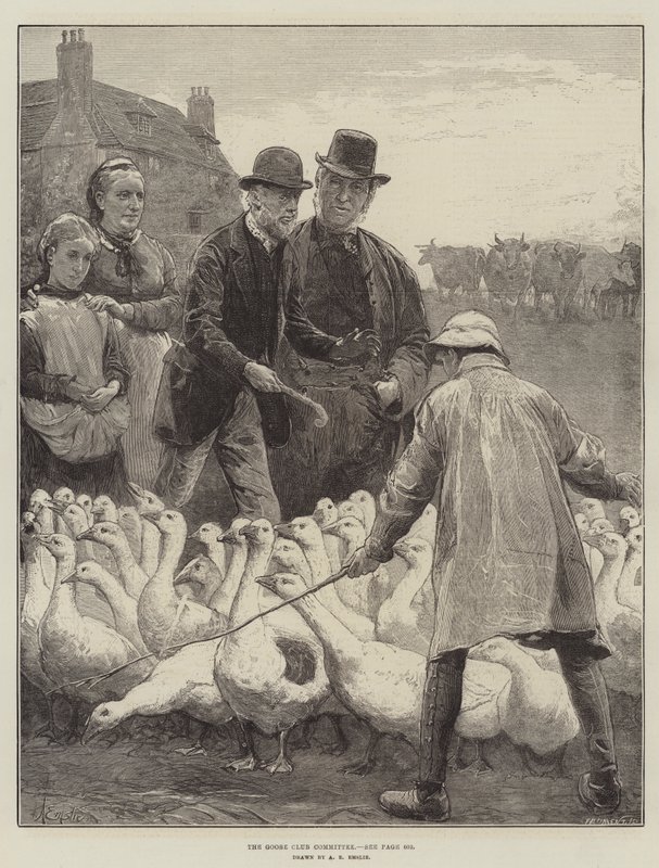 Der Gänseclub-Ausschuss von Alfred Edward Emslie