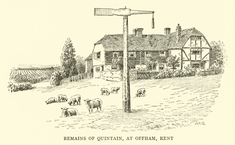 Überreste von Quintain, in Offham, Kent von Alfred Robert Quinton