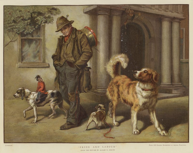 Stolz und Arbeit von William Strutt