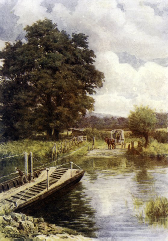 Bablock Hythe Fähre von Alfred Robert Quinton
