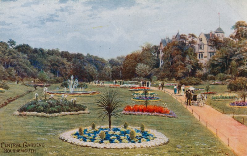 Zentrale Gärten, Bournemouth von Alfred Robert Quinton
