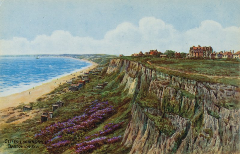 Klippen, Blick nach Westen, Barton-on-Sea von Alfred Robert Quinton