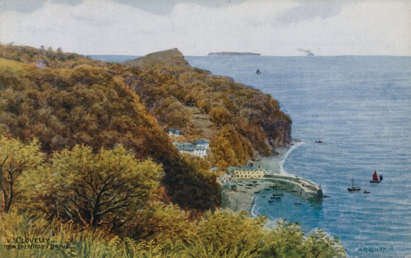 Clovelly, von der Hobby Drive von Alfred Robert Quinton