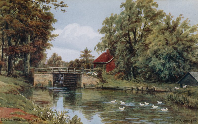 Coltishall Schleuse, an der Bure von Alfred Robert Quinton