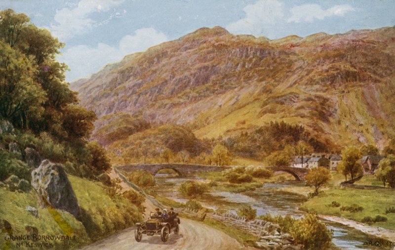 Grange Borrowdale bei Keswick von Alfred Robert Quinton