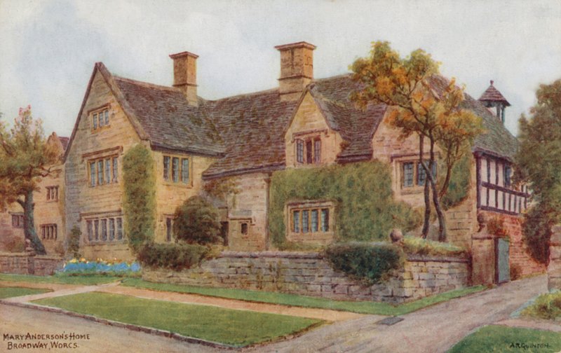 Mary Andersons Zuhause, Broadway Worcestershire von Alfred Robert Quinton