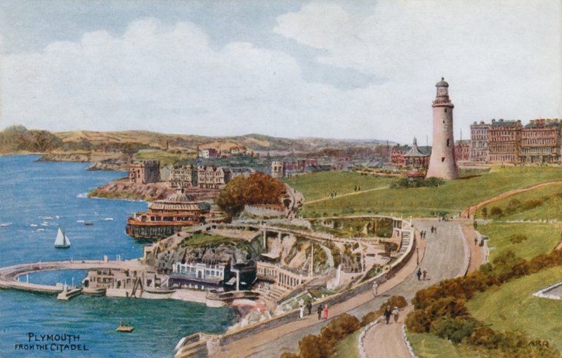 Plymouth, von der Zitadelle aus von Alfred Robert Quinton