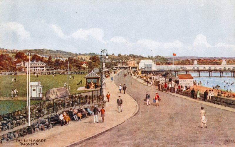 Die Esplanade, Paignton von Alfred Robert Quinton