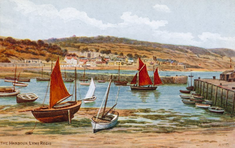 Der Hafen, Lyme Regis von Alfred Robert Quinton