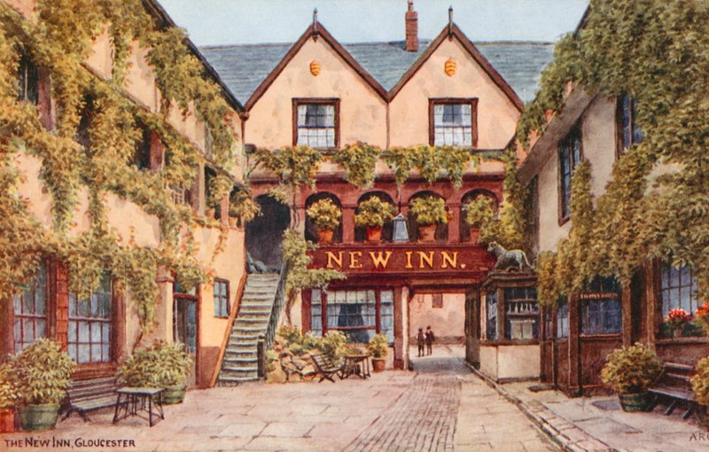 The New Inn, Gloucester von Alfred Robert Quinton