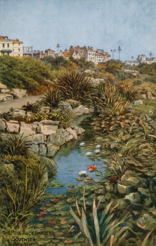 Der Pool, Felsengärten, Southsea von Alfred Robert Quinton