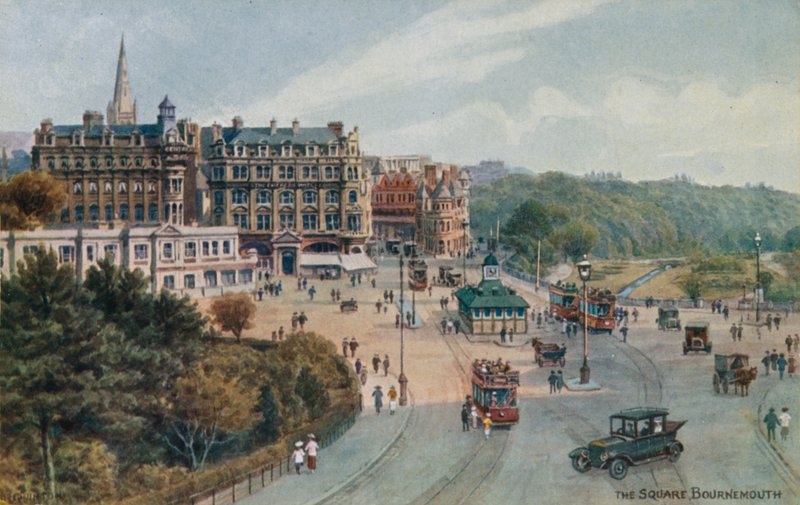 Der Platz, Bournemouth von Alfred Robert Quinton