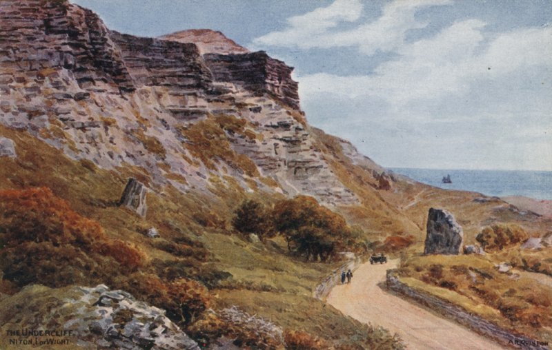 Die Unterklippe, Niton, Isle of Wight von Alfred Robert Quinton