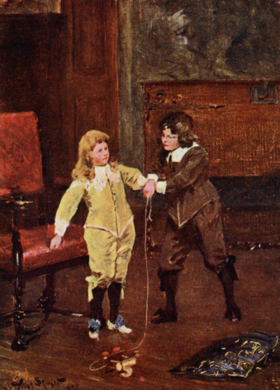Oliver und Charles von Allan (after) Stewart
