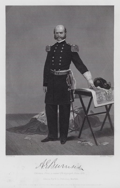 Ambrose Everett Burnside von Alonzo (after) Chappel