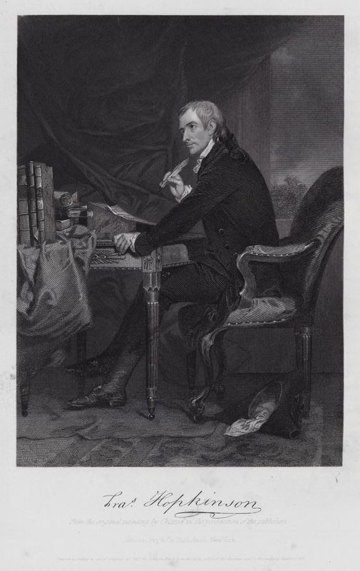 Francis Hopkinson (Stich) von Alonzo (after) Chappel