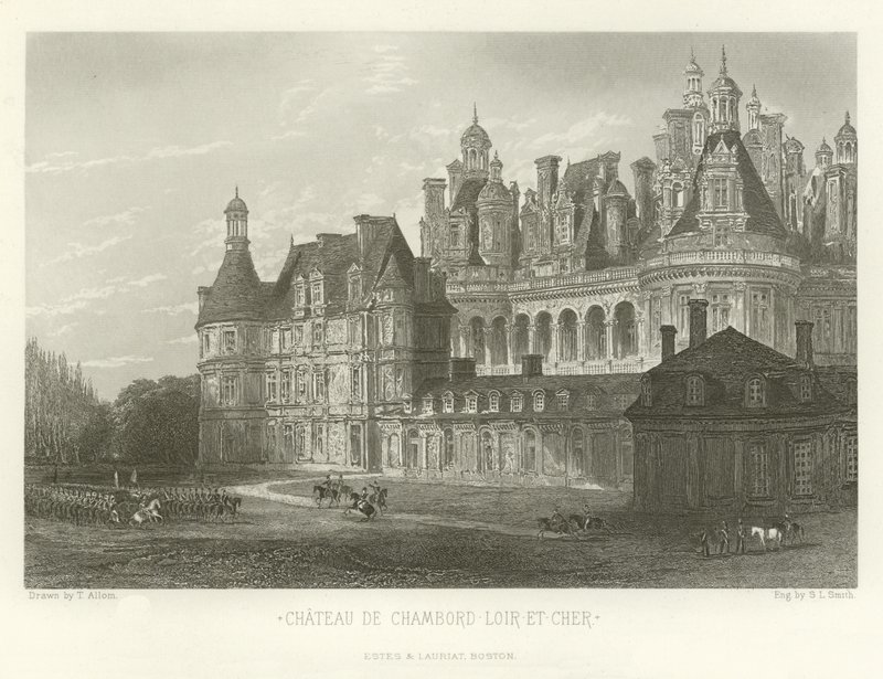 Schloss Chambord-Loir-et-Cher von Alphonse Marie de Neuville