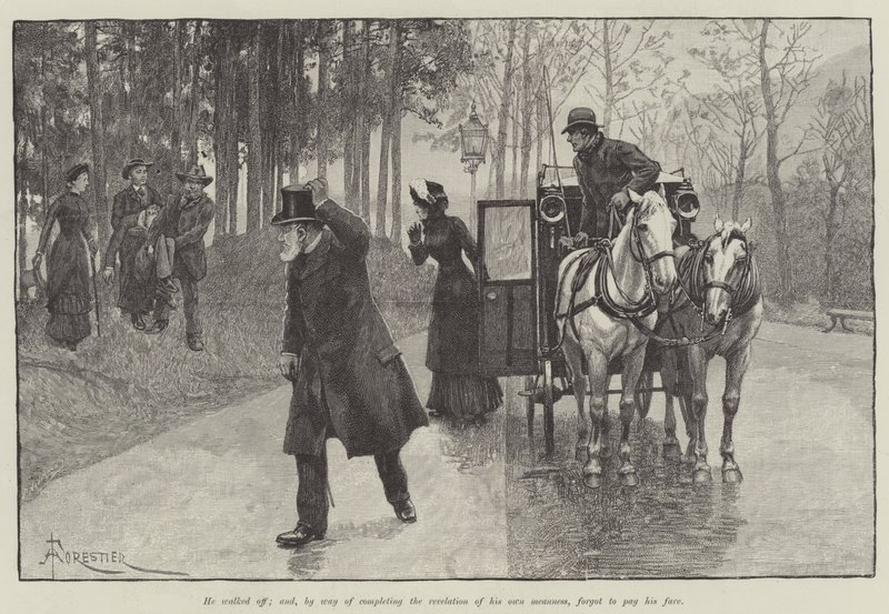 Blinde Liebe, von Wilkie Collins von Amedee Forestier