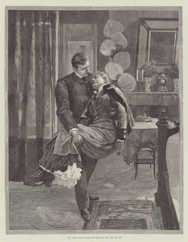 Blinde Liebe, von Wilkie Collins von Amedee Forestier