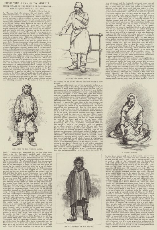 Von der Themse nach Sibirien, Flussreise der Phoenix bis nach Jenisseisk von Amedee Forestier