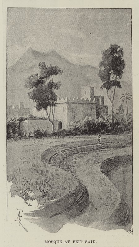 Moschee in Beit Said von Amedee Forestier