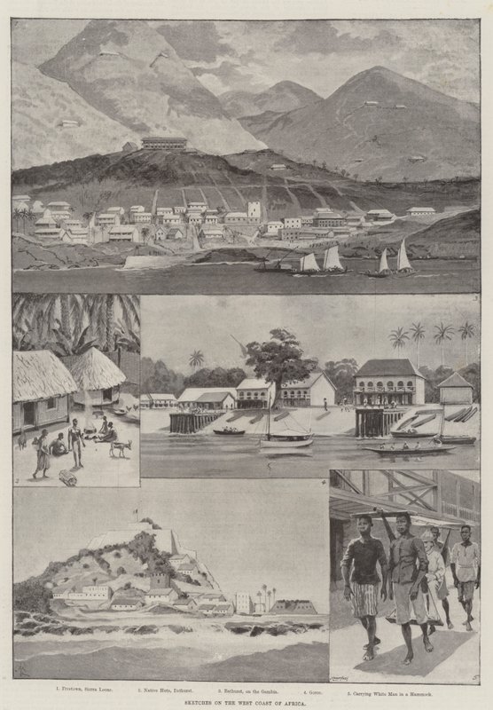 Skizzen an der Westküste Afrikas von Amedee Forestier