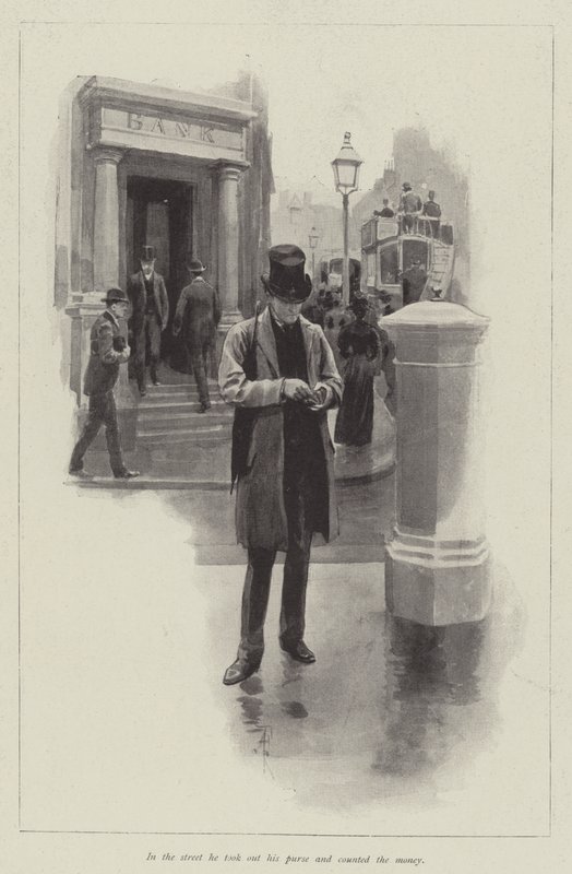 Das fünfjährige Treffen, von Walter Besant von Amedee Forestier
