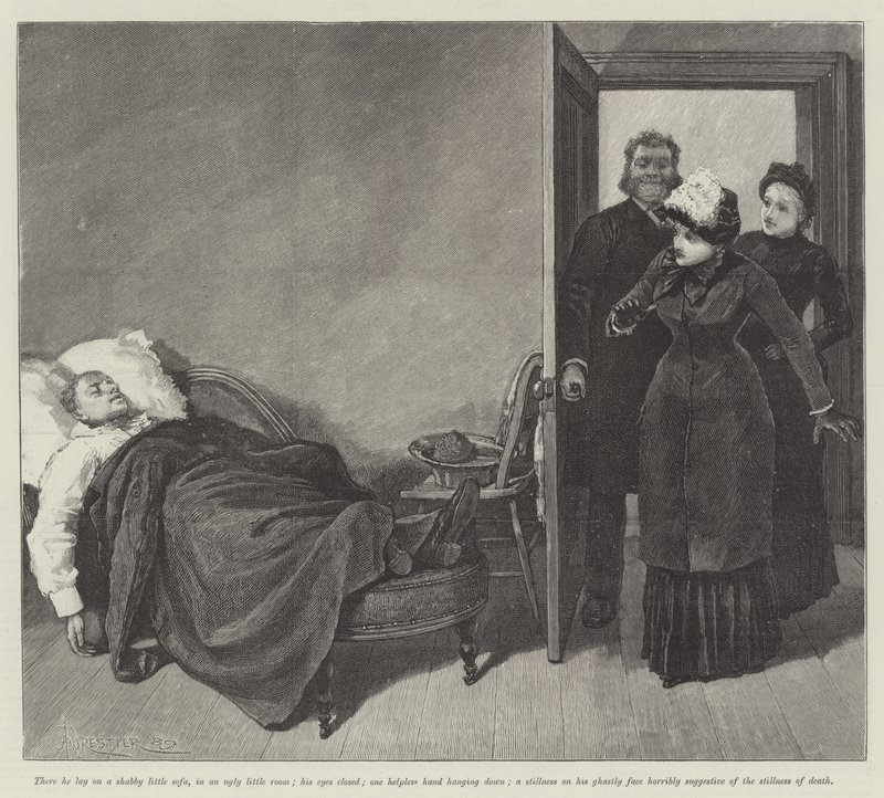 Blinde Liebe, von Wilkie Collins von Amedee Forestier