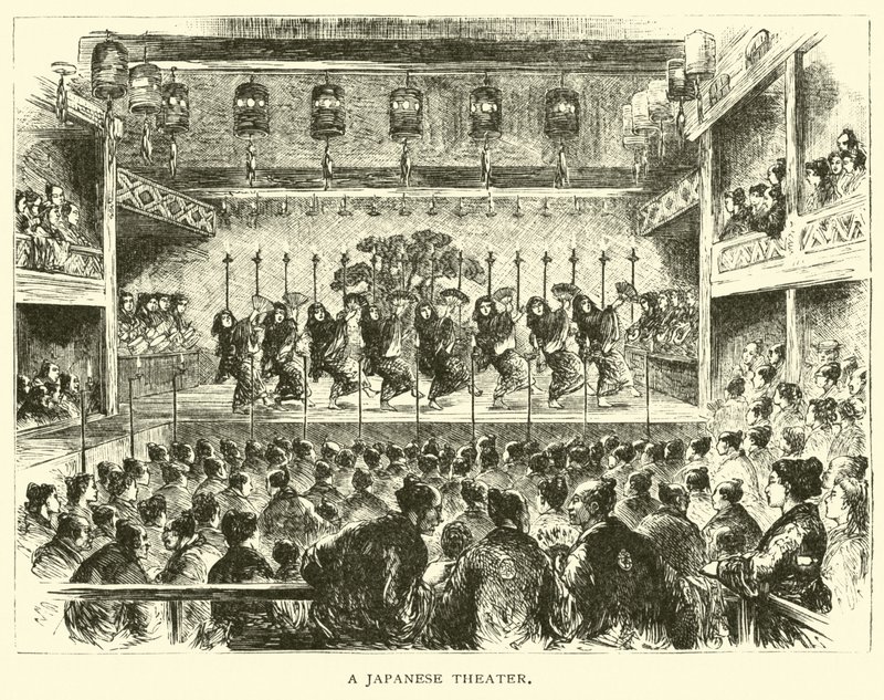 Ein japanisches Theater von American School