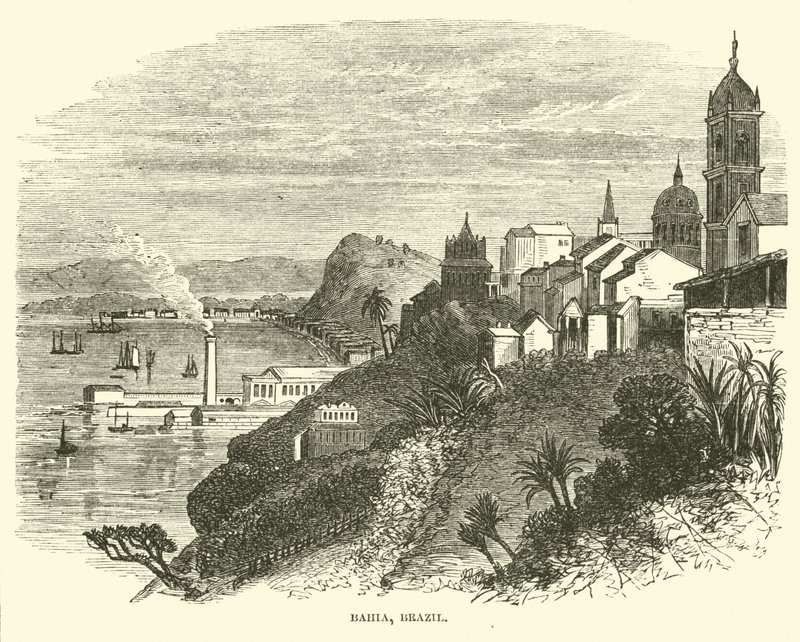 Bahia, Brasilien, Juli 1862 von American School